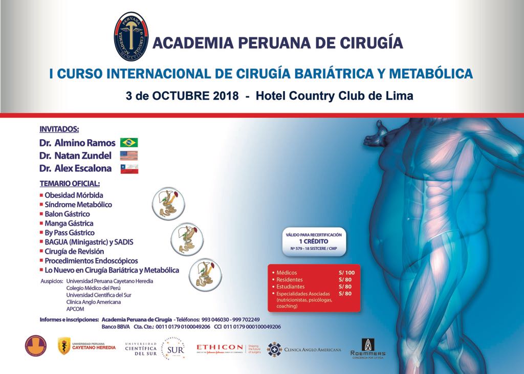 I Curso Internacional de Cirugía Bariátrica y Metabólica.